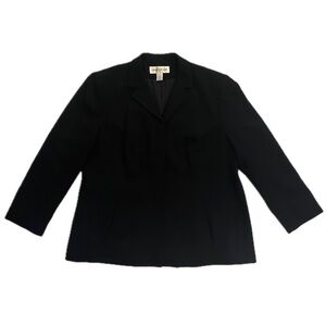 Jones New York Black Tailored Women's Blazer. Size 20W (plus size) 100% wool